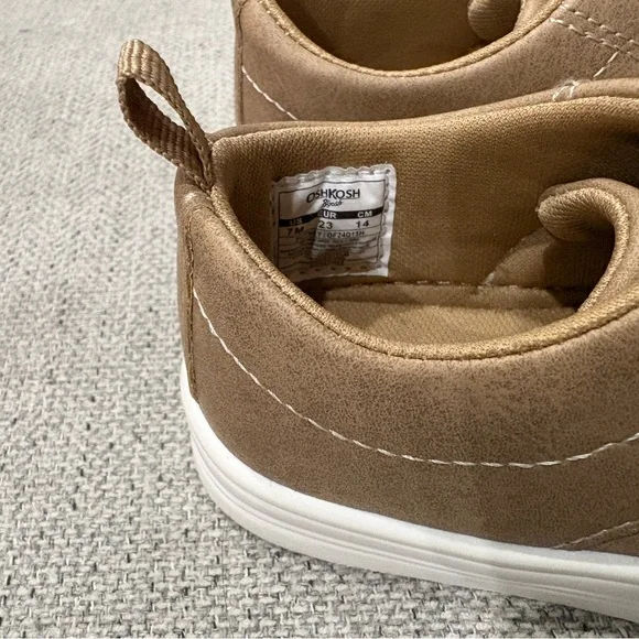 OshKosh B'gosh Kids Tan Sneakers - Picture 3 of 4